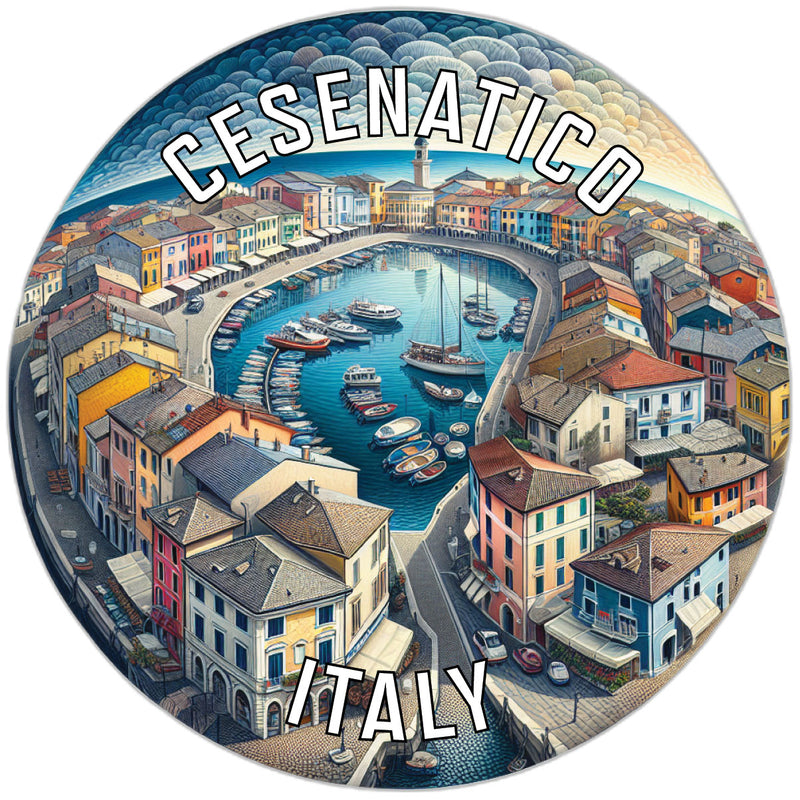 Cesenatico Italy Souvenir Die Cut Flat Magnet 2-Inch
