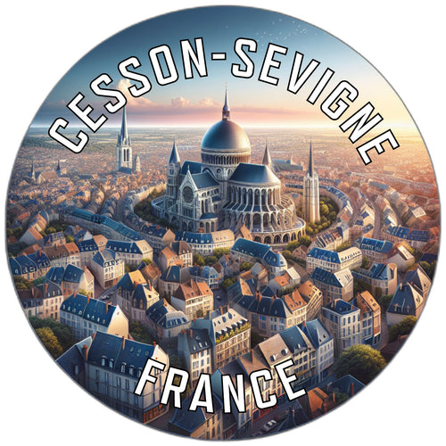 Cesson Sevigne France Souvenir Vinyl Decal Sticker 2-Inch