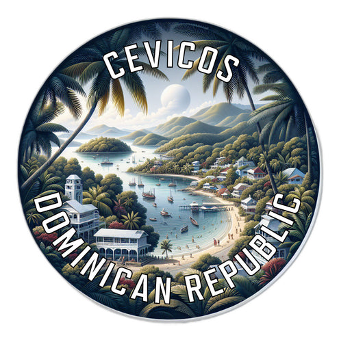 Cevicos Dominican Republic Souvenir Vinyl Decal Sticker 2-Inch