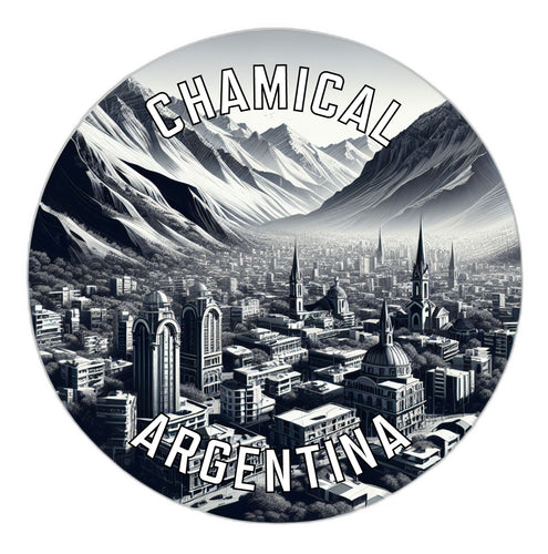 Chamical Argentina Souvenir Die Cut Flat Magnet 2-Inch