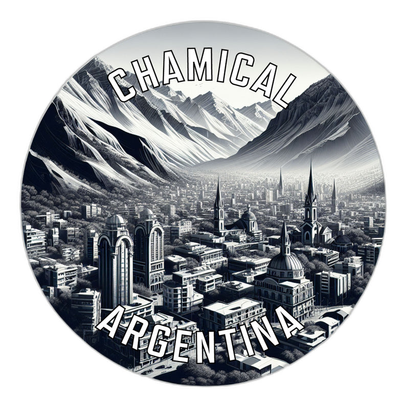 Chamical Argentina Souvenir Die Cut Flat Magnet 2-Inch