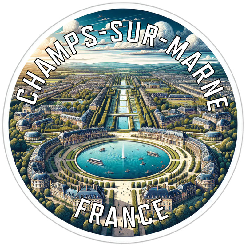Champs Sur Marne France Souvenir Vinyl Decal Sticker 3-Inch