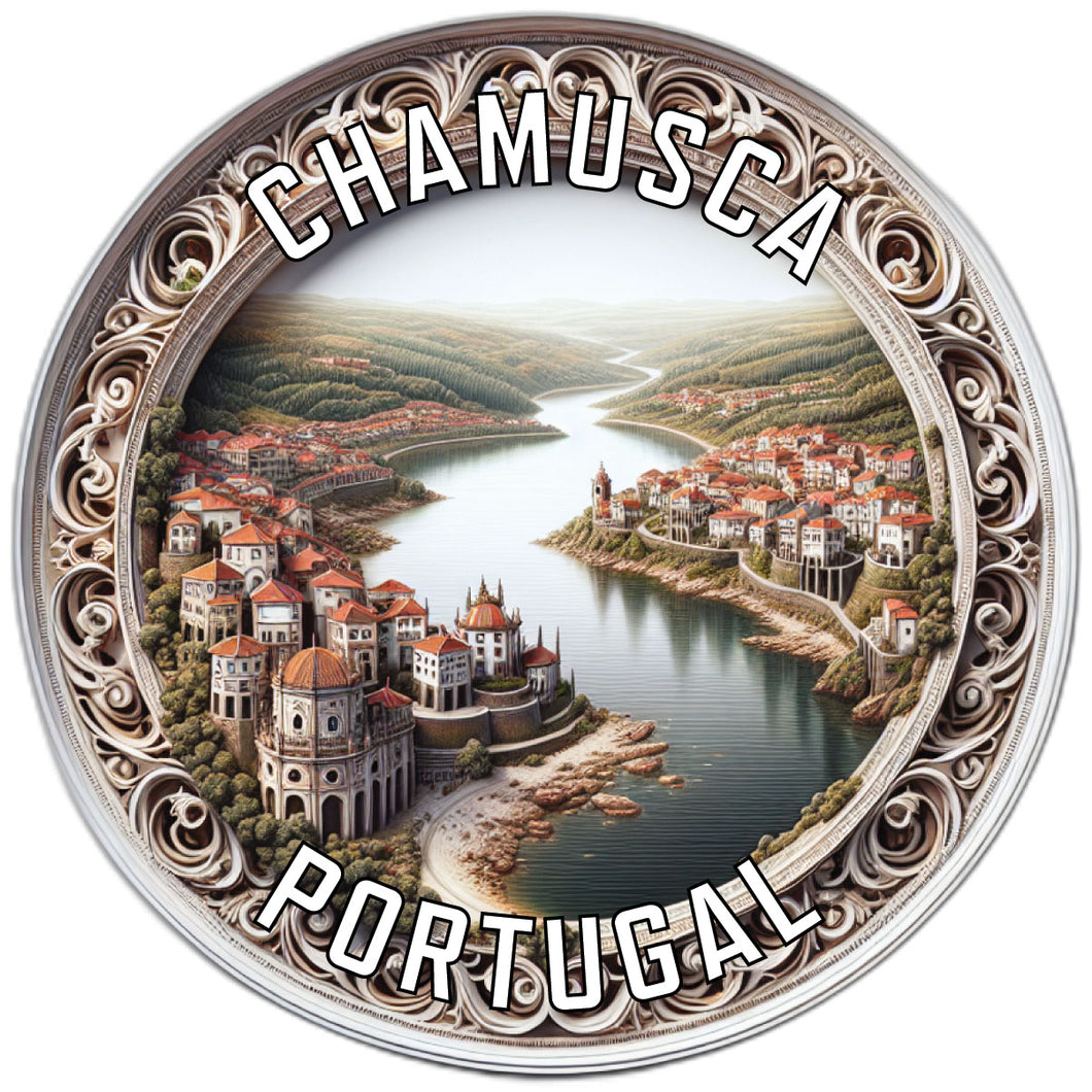 Chamusca Portugal Souvenir Die Cut Flat Magnet 2-Inch