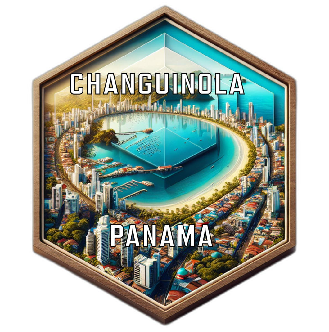 Changuinola Panama Travel Destination Souvenir Vinyl Decal Sticker 4-Inch