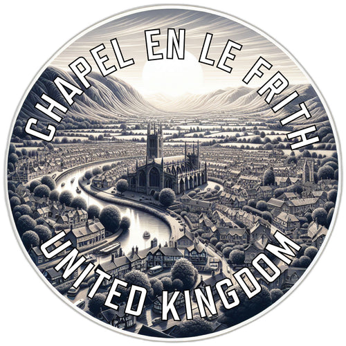 Chapel en le Frith United Kingdom Souvenir Die Cut Flat Magnet 2-Inch
