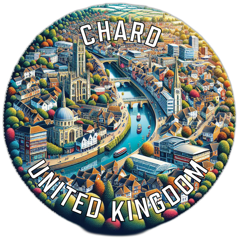 Chard United Kingdom Souvenir Vinyl Decal Sticker 6-Inch
