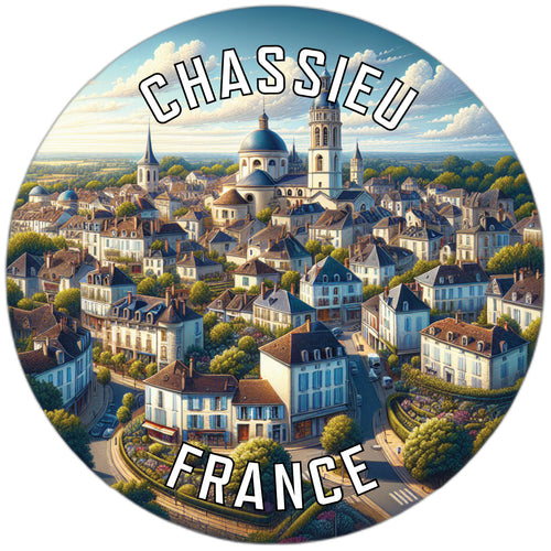Chassieu France Souvenir Vinyl Decal Sticker 6-Inch