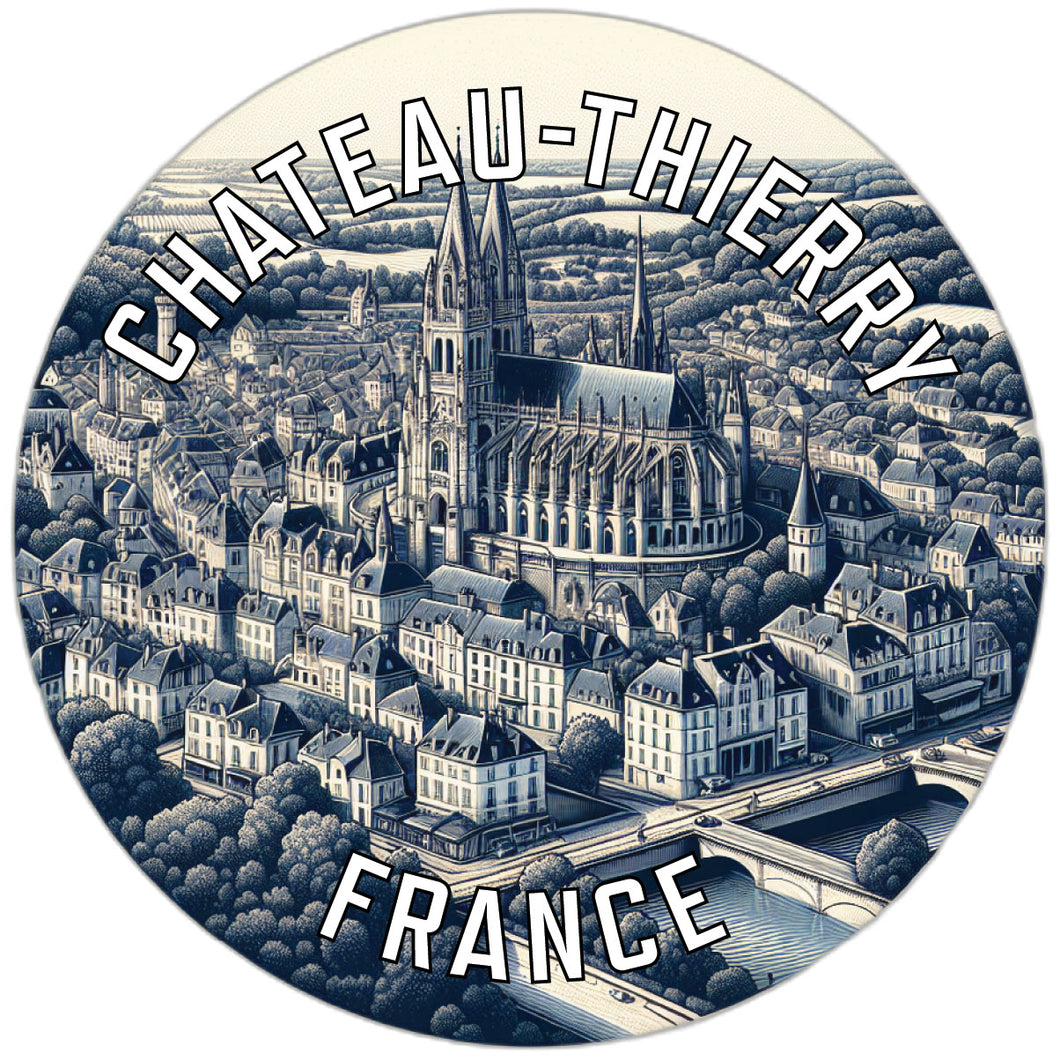 Chateau Thierry France Souvenir Vinyl Decal Sticker 6-Inch
