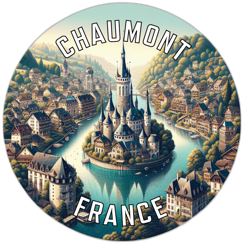Chaumont France Souvenir Vinyl Decal Sticker 6-Inch