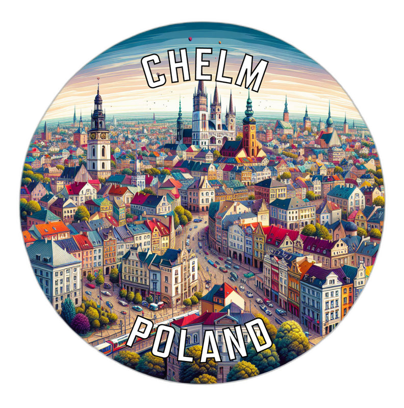 Chelm Poland Souvenir Vinyl Decal Sticker 3-Inch