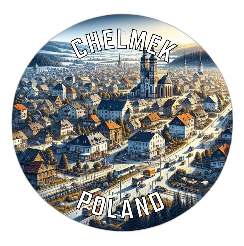 Chelmek Poland Souvenir Vinyl Decal Sticker 2-Inch