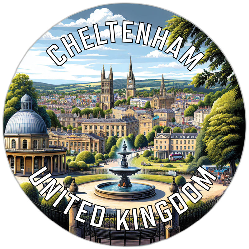 Cheltenham United Kingdom Souvenir Vinyl Decal Sticker 6-Inch