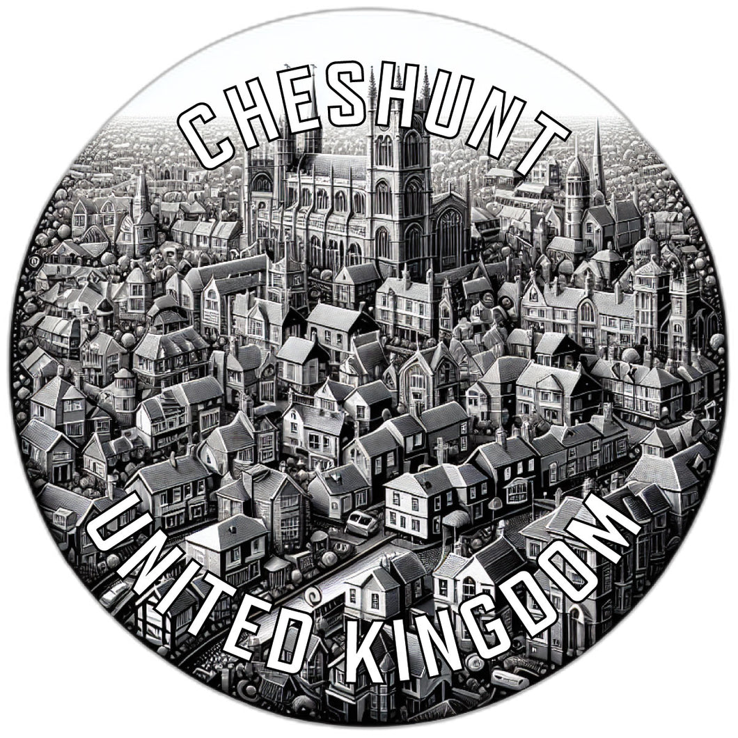 Cheshunt United Kingdom Souvenir Die Cut Flat Magnet 6-Inch
