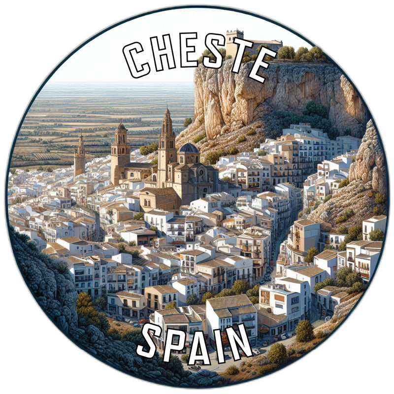Cheste Spain Souvenir Vinyl Decal Sticker 2-Inch