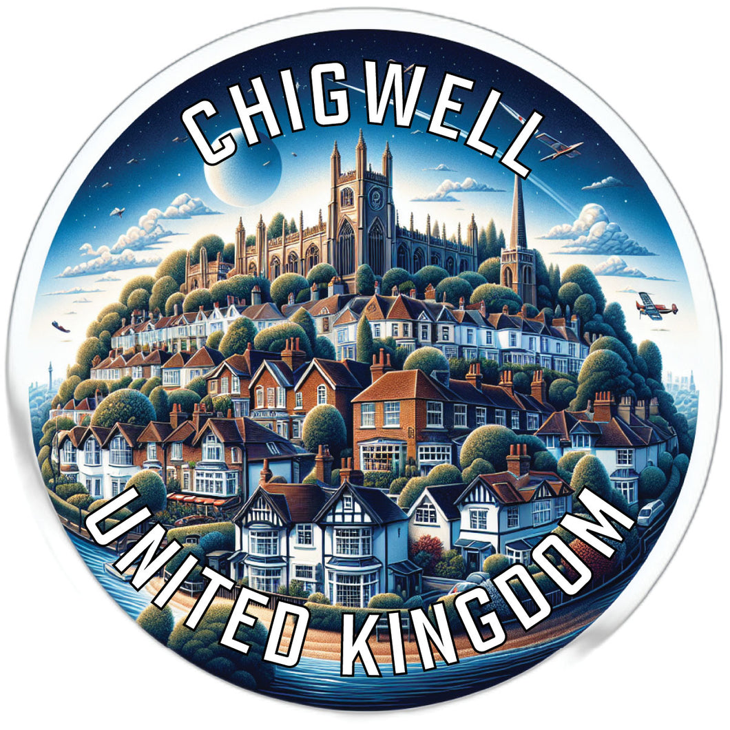 Chigwell United Kingdom Souvenir Vinyl Decal Sticker 2-Inch