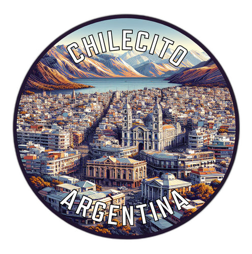 Chilecito Argentina Souvenir Die Cut Flat Magnet 2-Inch