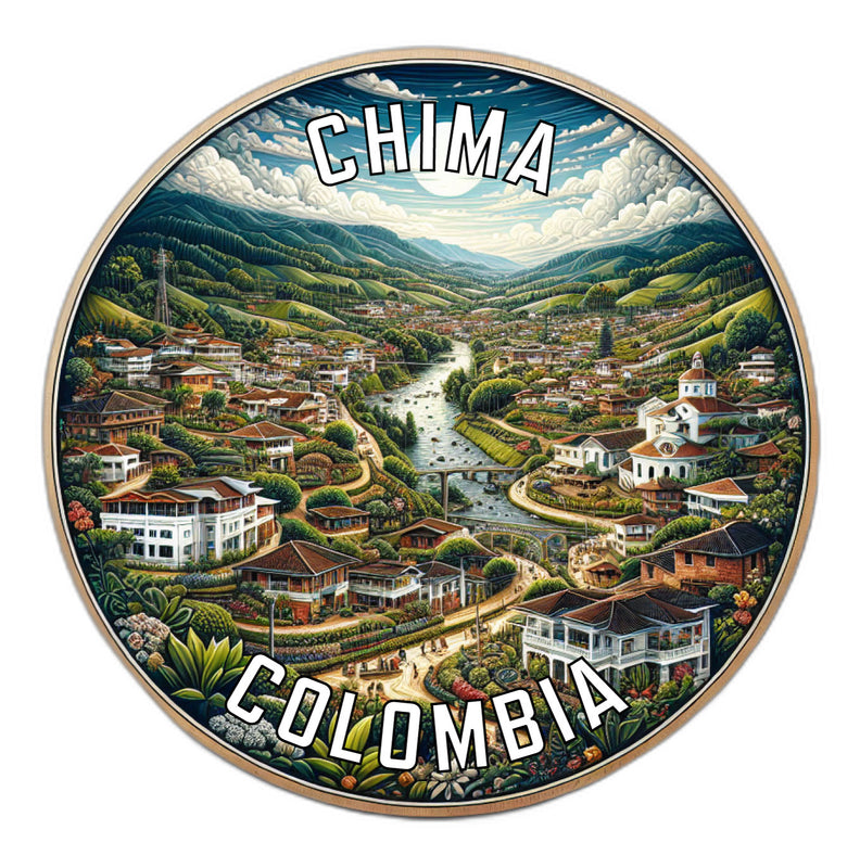 Chima Colombia Souvenir Vinyl Decal Sticker 6-Inch
