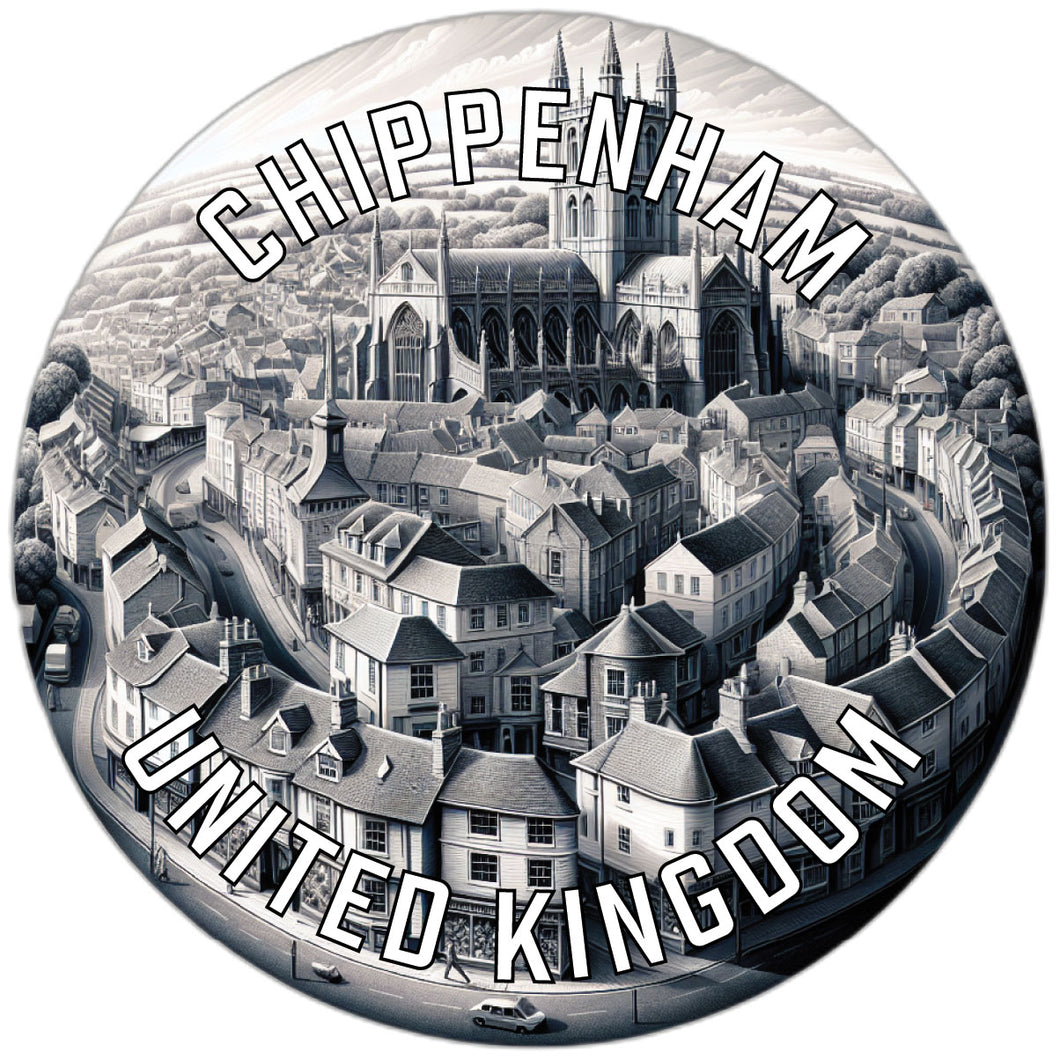 Chippenham United Kingdom Souvenir Vinyl Decal Sticker 2-Inch