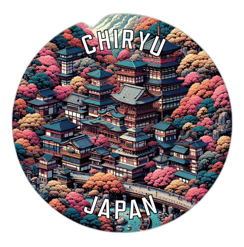 Chiryu Japan Souvenir Vinyl Decal Sticker 3-Inch