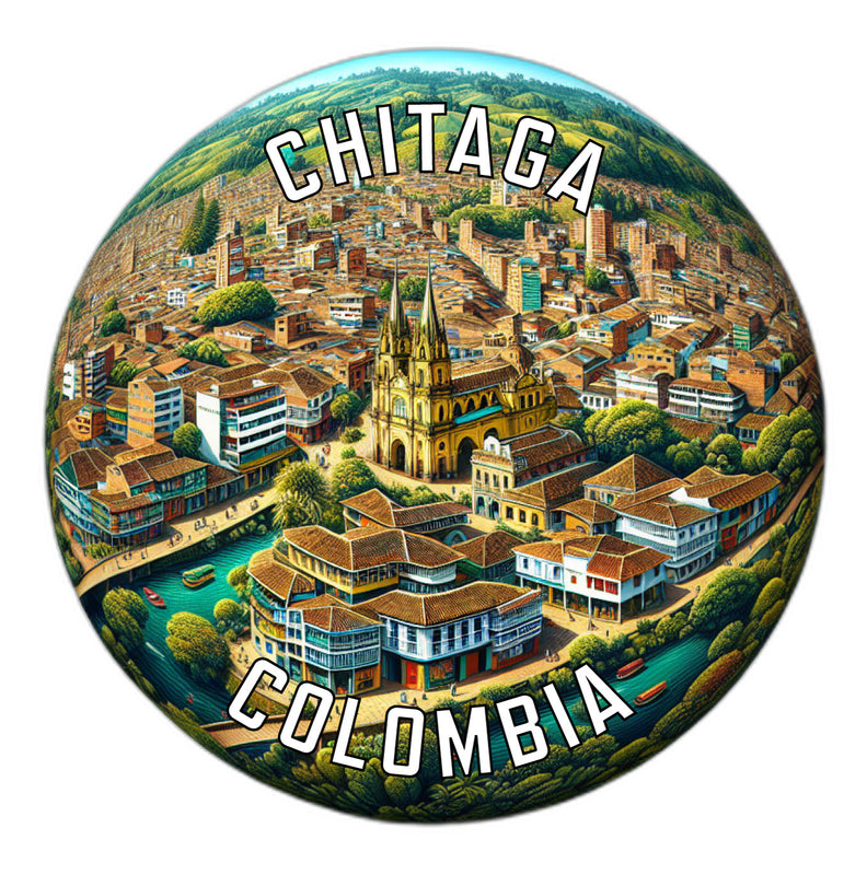Chitaga Colombia Souvenir Vinyl Decal Sticker 4-Inch