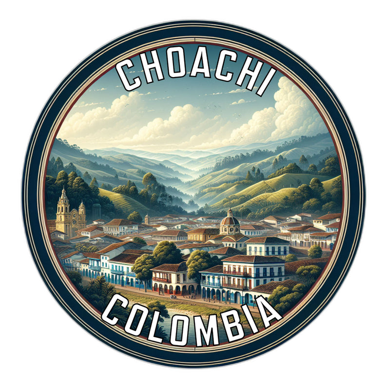 Choachi Colombia Souvenir Die Cut Flat Magnet 2-Inch