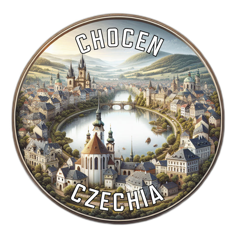 Chocen Czechia Souvenir Die Cut Flat Magnet 2-Inch