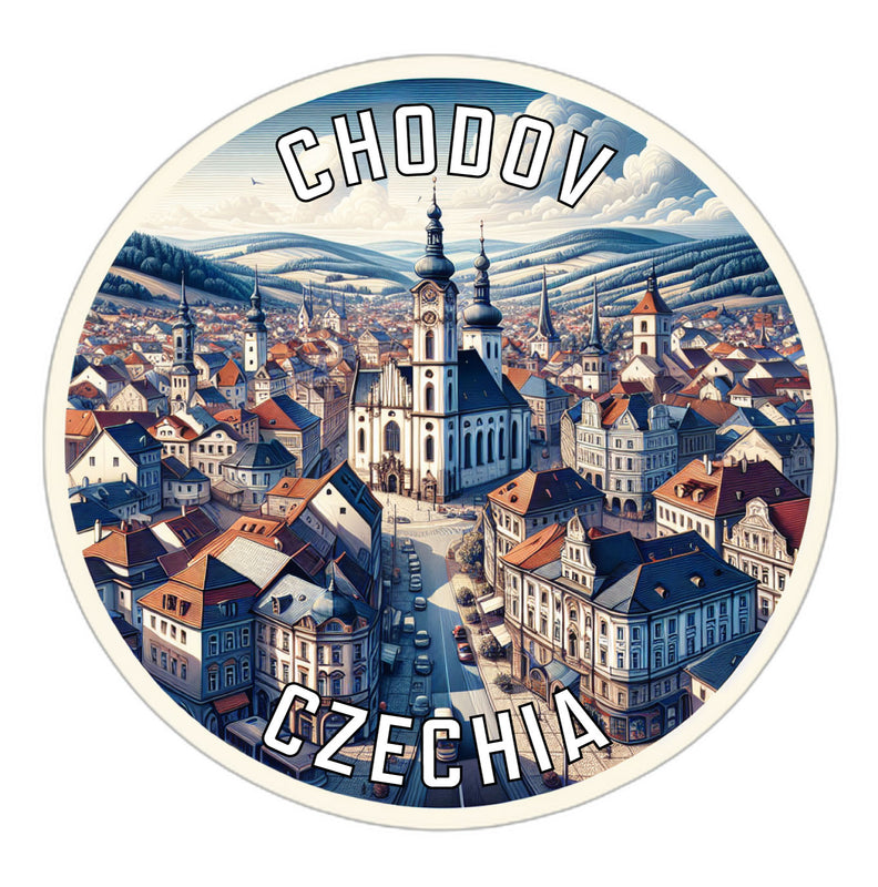 Chodov Czechia Souvenir Vinyl Decal Sticker 6-Inch