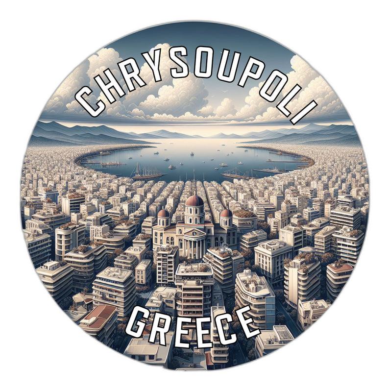 Chrysoupoli Greece Souvenir Vinyl Decal Sticker 2-Inch
