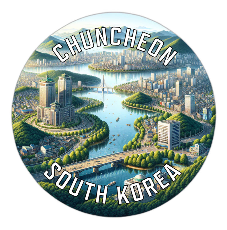Chuncheon Korea South Souvenir Vinyl Decal Sticker 6-Inch