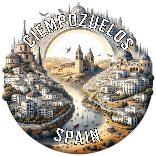 Ciempozuelos Spain Souvenir Vinyl Decal Sticker 2-Inch