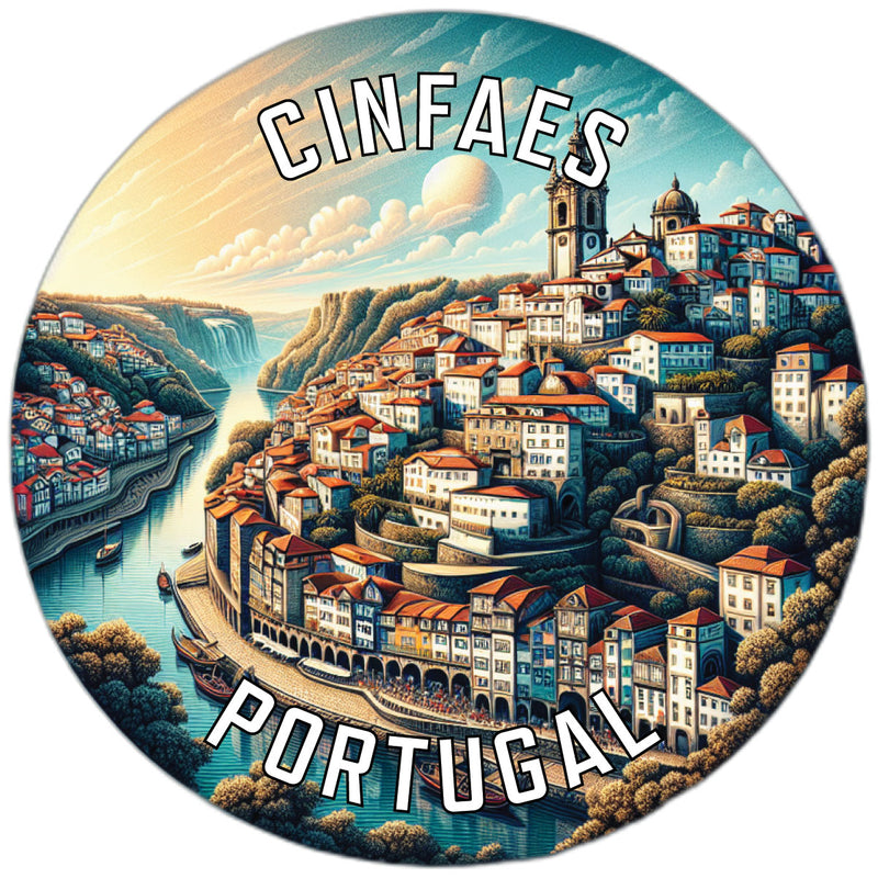 Cinfaes Portugal Souvenir Vinyl Decal Sticker 2-Inch