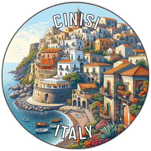 Cinisi Italy Souvenir Vinyl Decal Sticker 2-Inch