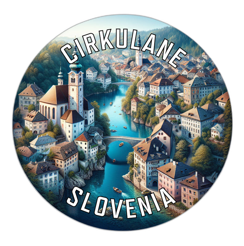 Cirkulane Slovenia Souvenir Vinyl Decal Sticker 2-Inch
