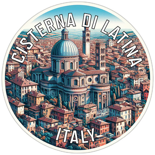 Cisterna di Latina Italy Souvenir Vinyl Decal Sticker 2-Inch