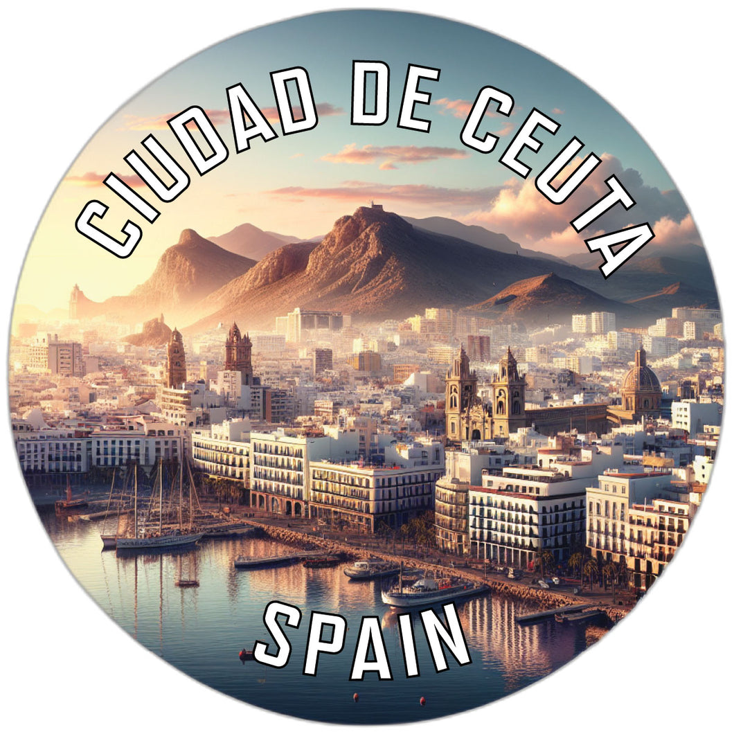 Ciudad de Ceuta Spain Souvenir Vinyl Decal Sticker 6-Inch
