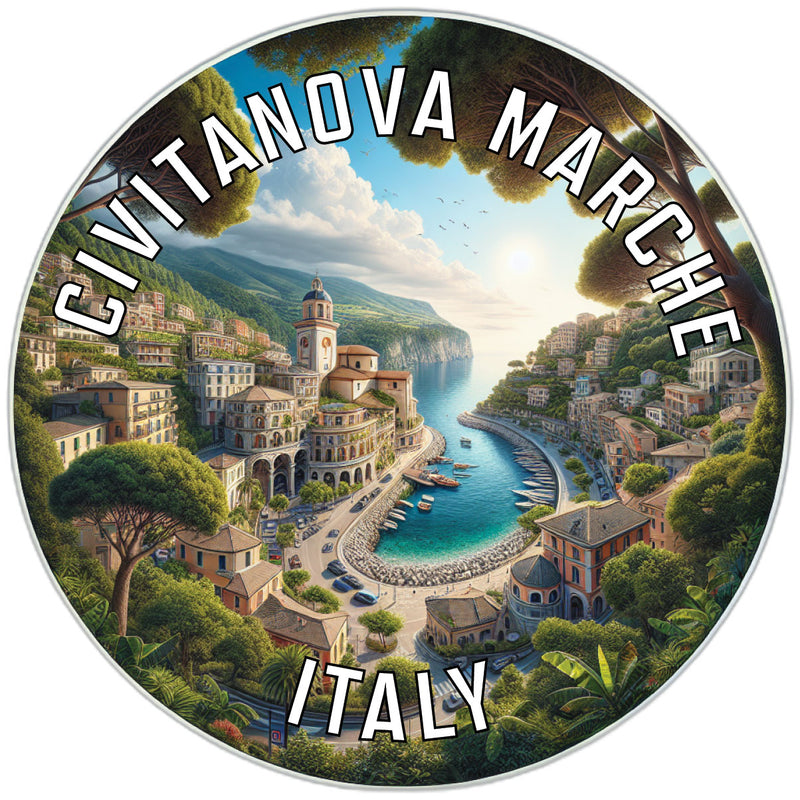 Civitanova Marche Italy Souvenir Die Cut Flat Magnet 2-Inch