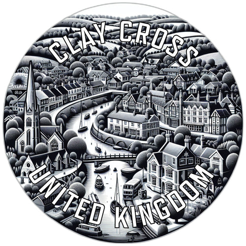 Clay Cross United Kingdom Souvenir Vinyl Decal Sticker 2-Inch