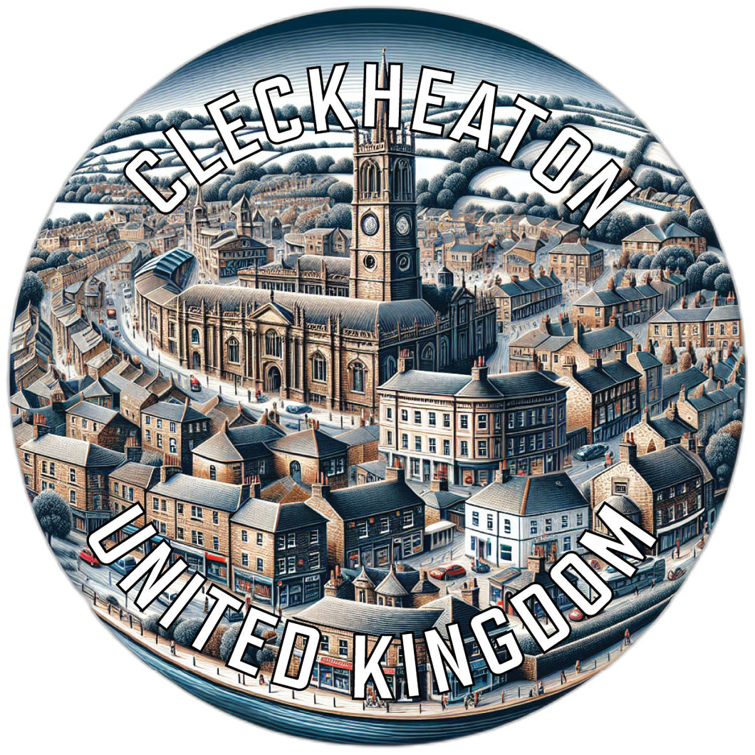 Cleckheaton United Kingdom Souvenir Vinyl Decal Sticker 2-Inch