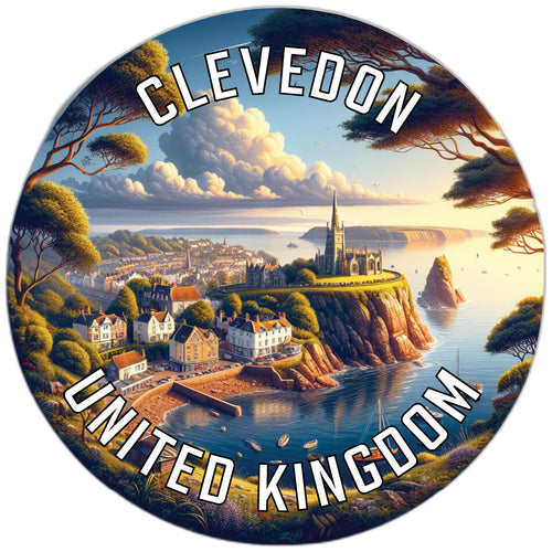 Clevedon United Kingdom Souvenir Vinyl Decal Sticker 6-Inch
