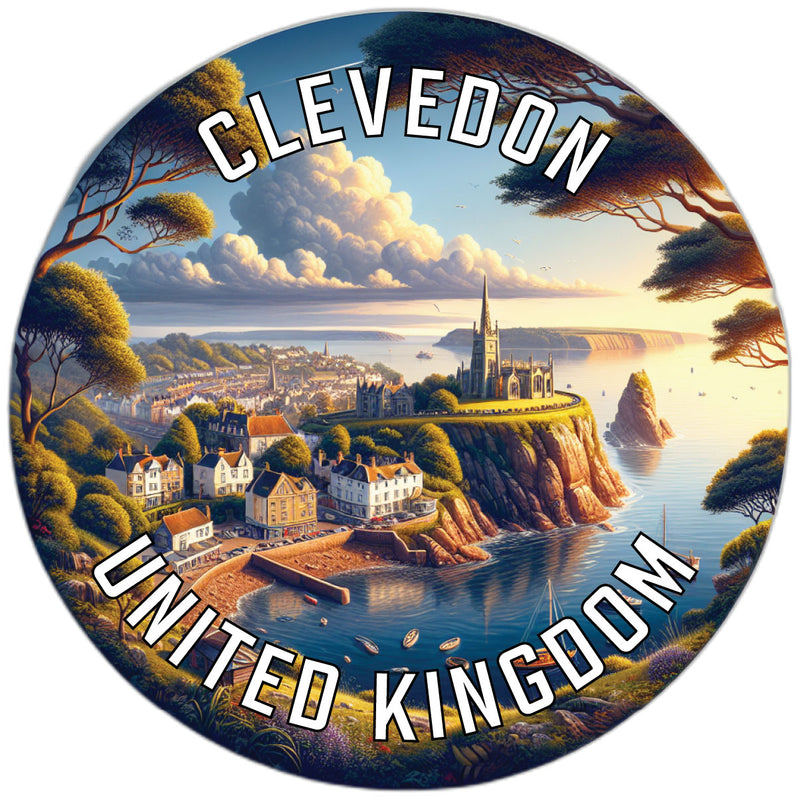 Clevedon United Kingdom Souvenir Vinyl Decal Sticker 6-Inch
