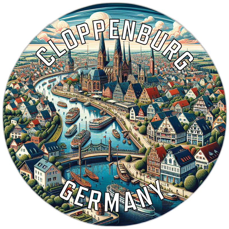 Cloppenburg Germany Souvenir Vinyl Decal Sticker 2-Inch