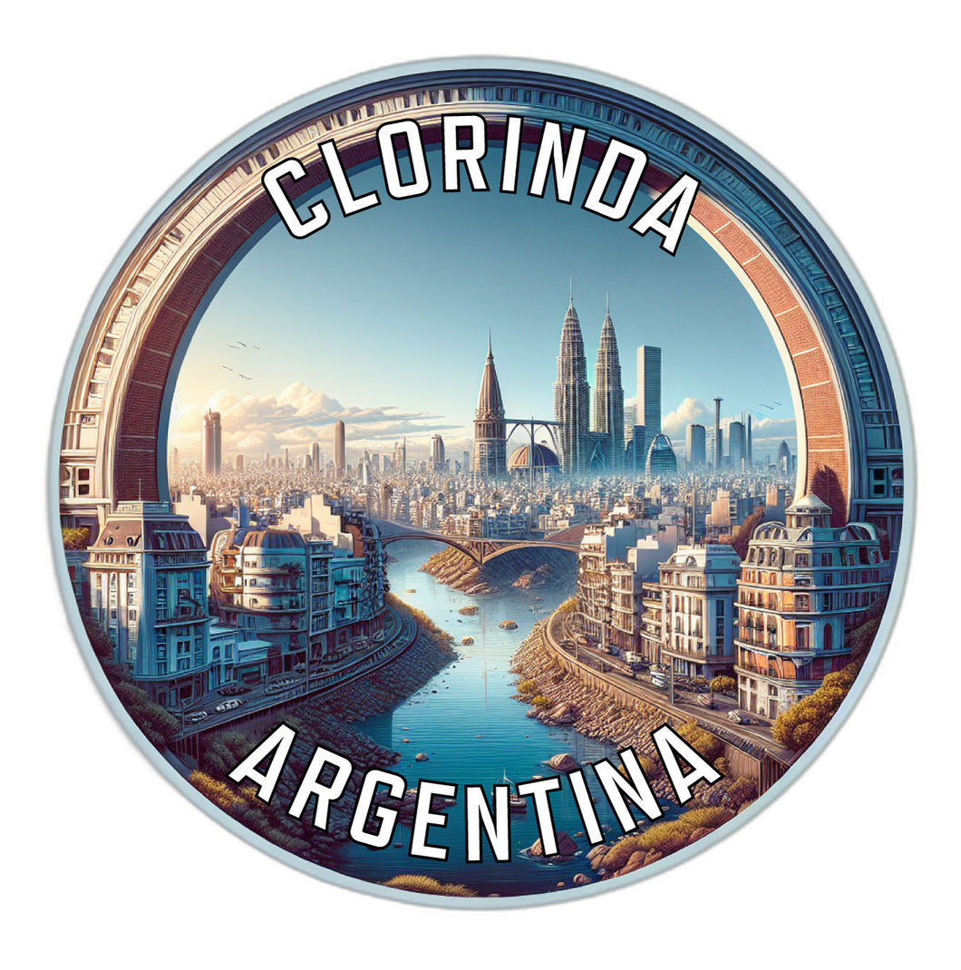 Clorinda Argentina Souvenir Die Cut Flat Magnet 2-Inch