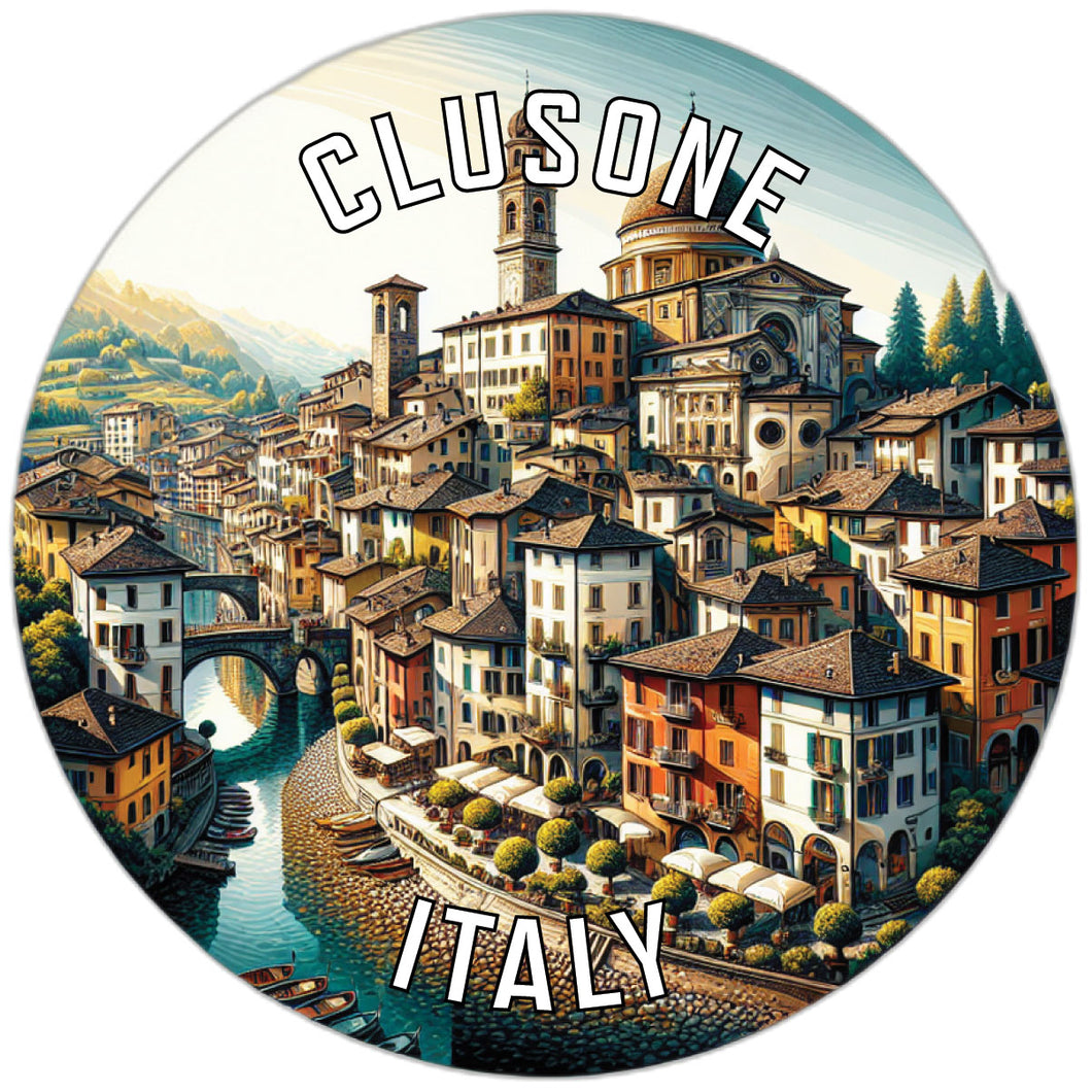 Clusone Italy Souvenir Vinyl Decal Sticker 6-Inch