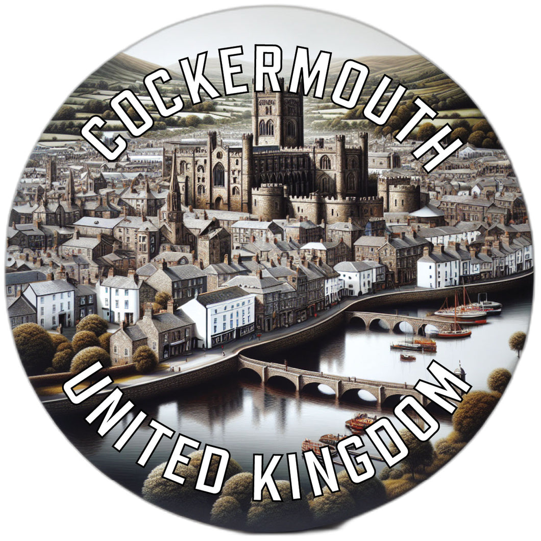 Cockermouth United Kingdom Souvenir Die Cut Flat Magnet 6-Inch