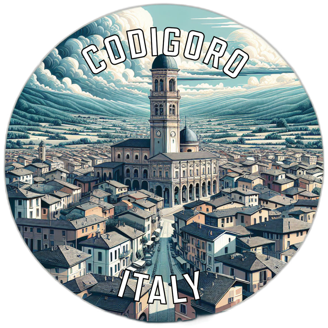 Codigoro Italy Souvenir Vinyl Decal Sticker 2-Inch