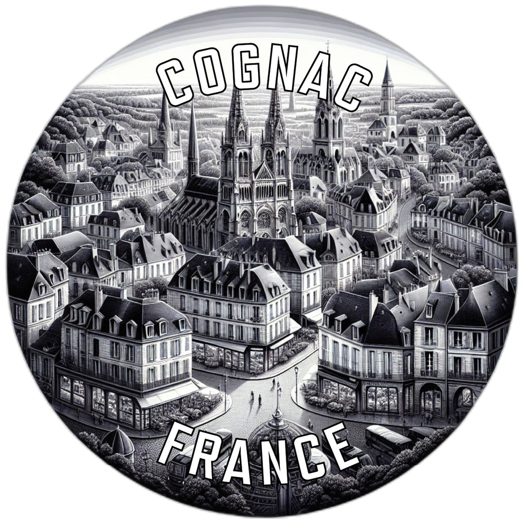 Cognac France Souvenir Vinyl Decal Sticker 2-Inch