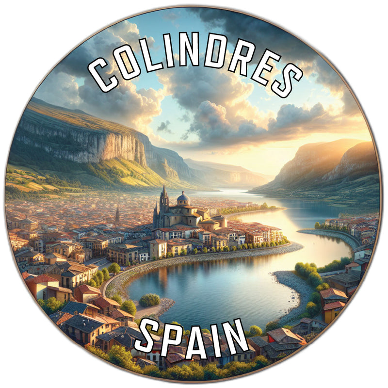 Colindres Spain Souvenir Die Cut Flat Magnet 2-Inch
