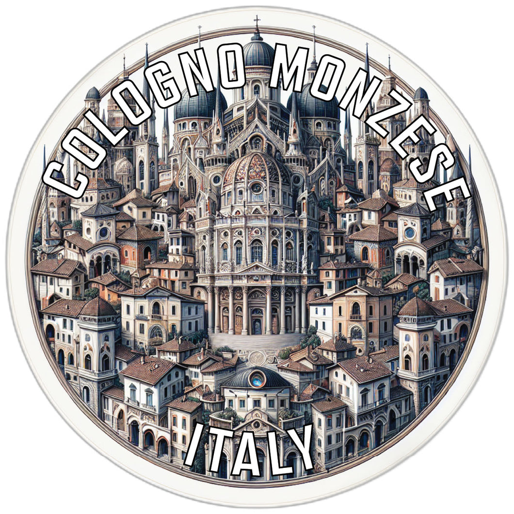 Cologno Monzese Italy Souvenir Die Cut Flat Magnet 3-Inch