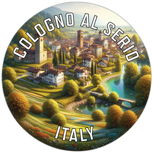 Cologno al Serio Italy Souvenir Die Cut Flat Magnet 2-Inch