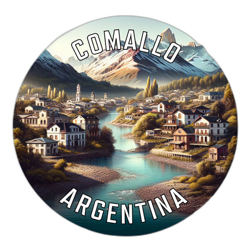 Comallo Argentina Souvenir Die Cut Flat Magnet 2-Inch